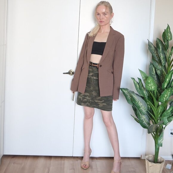 Classiques Entier Brown Single-breasted Blazer - Picture 7 of 14